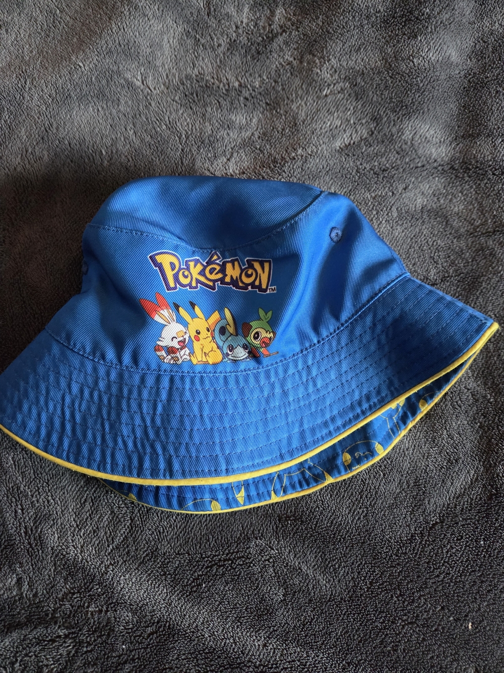 ☀️ 3/$15 - Blue Pokémon Kids Bucket Hat